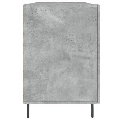 Concrete Grey Engineered Wood Desk 140x50x75 cm