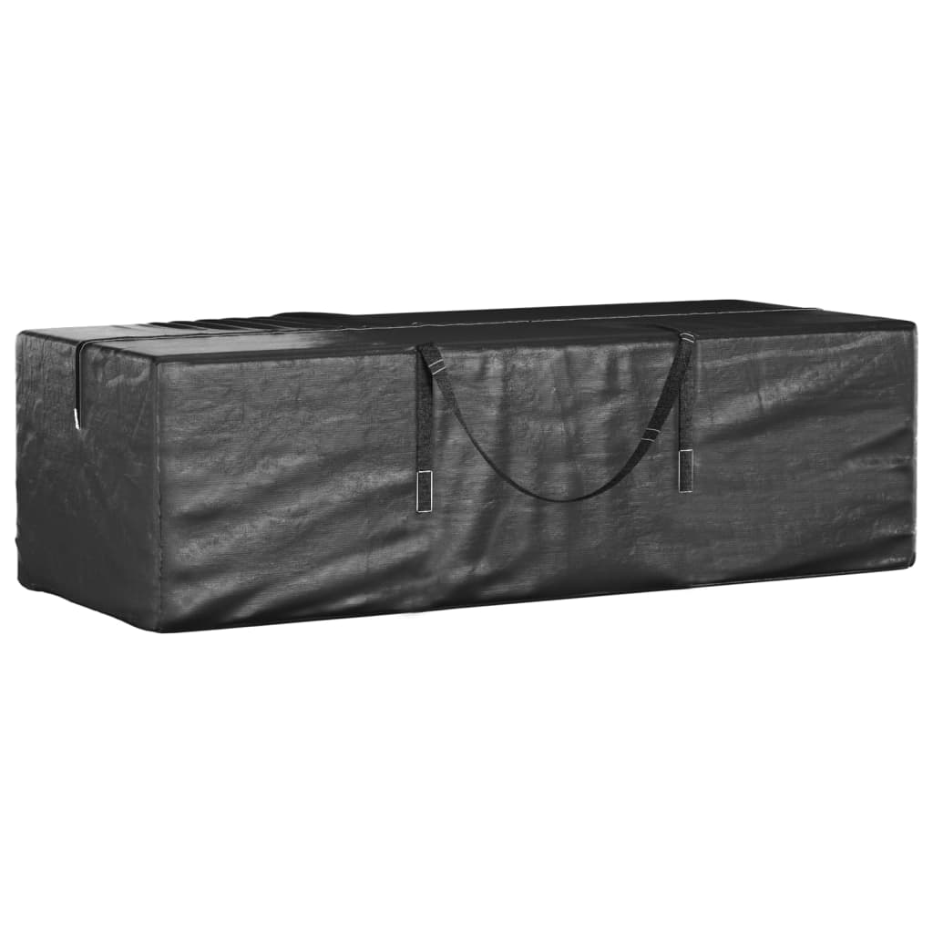 Durable Black Polyethylene Christmas Tree Storage Bags, 2-Pack