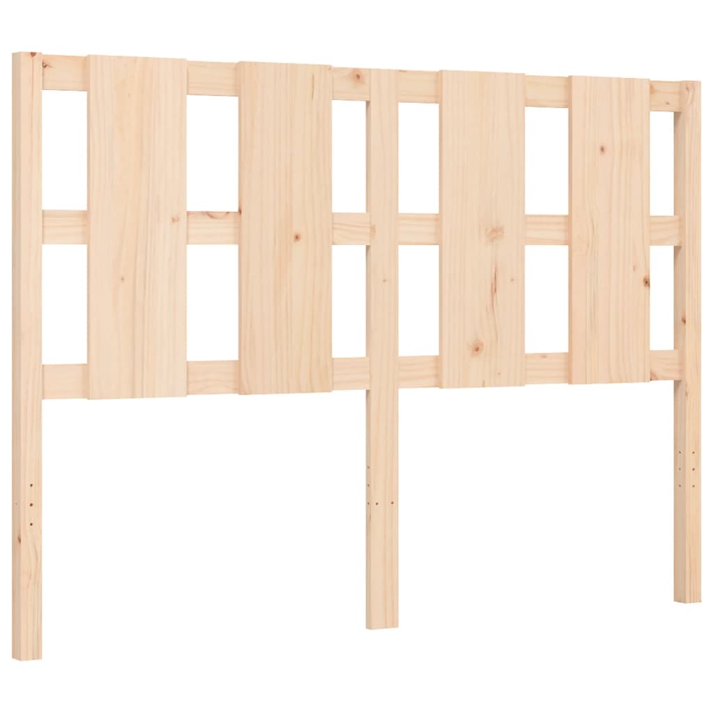 Bed Frame without Mattress 140x200 cm Solid Wood Pine