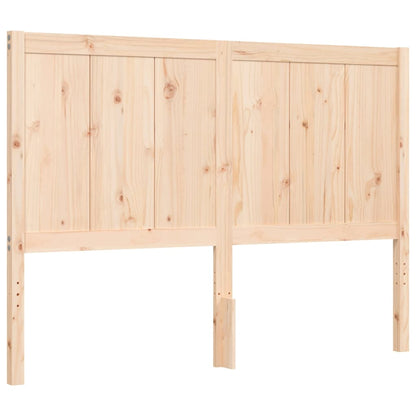 Bed Frame without Mattress 140x200 cm Solid Wood Pine