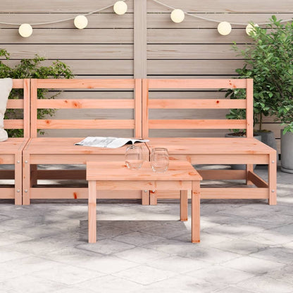 Solid Wood Douglas Garden Sofas, Armless, 2-Piece Set, 70x70x67 cm