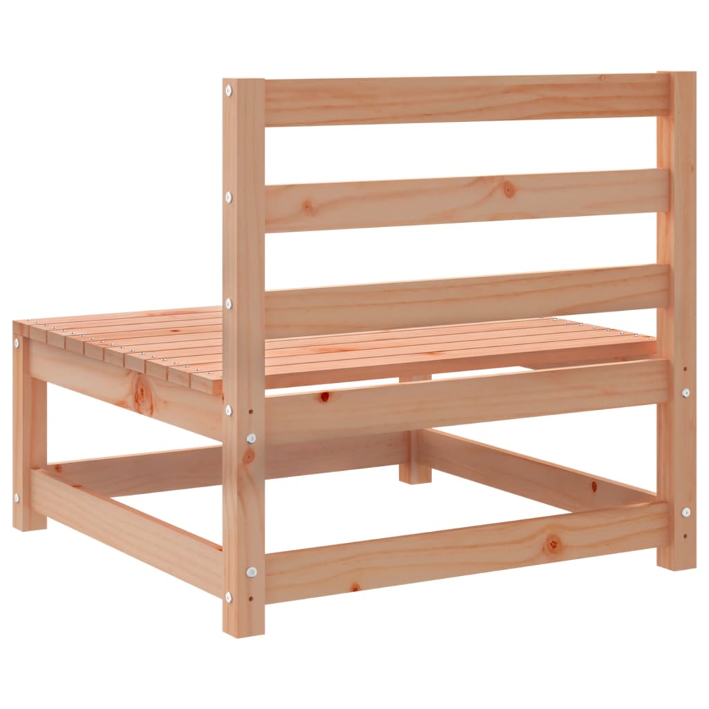 Solid Wood Douglas Garden Sofas, Armless, 2-Piece Set, 70x70x67 cm