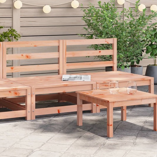 Solid Wood Douglas Garden Sofas, Armless, 2-Piece Set, 70x70x67 cm