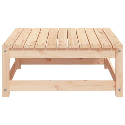 Solid Pine Garden Footstool 70x70x30 cm - Durable Outdoor Furniture