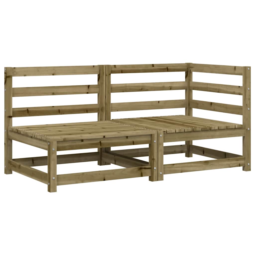 Outdoor 2-Seater Sofa in Pine Wood - Stylish & Durable Garden Seating