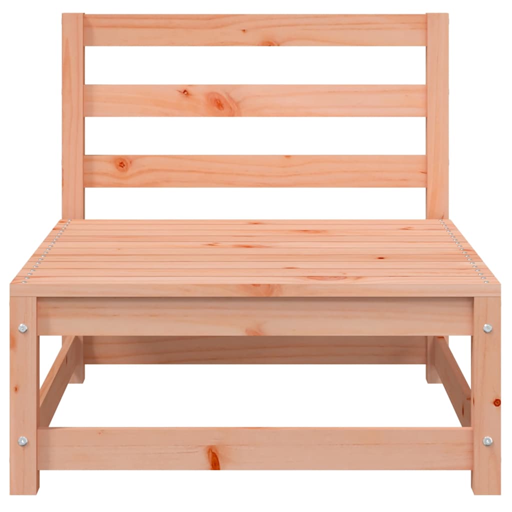 Elegant 3-Seater Garden Sofa | Solid Douglas Wood | Natural Finish