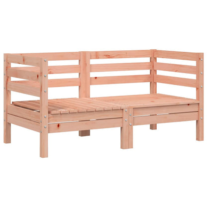 Solid Wood Douglas Corner Garden Sofas, 2 pcs Set