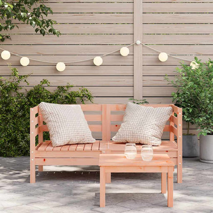 Solid Wood Douglas Corner Garden Sofas, 2 pcs Set