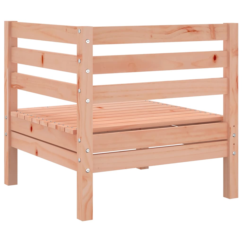 Solid Wood Douglas Corner Garden Sofas, 2 pcs Set