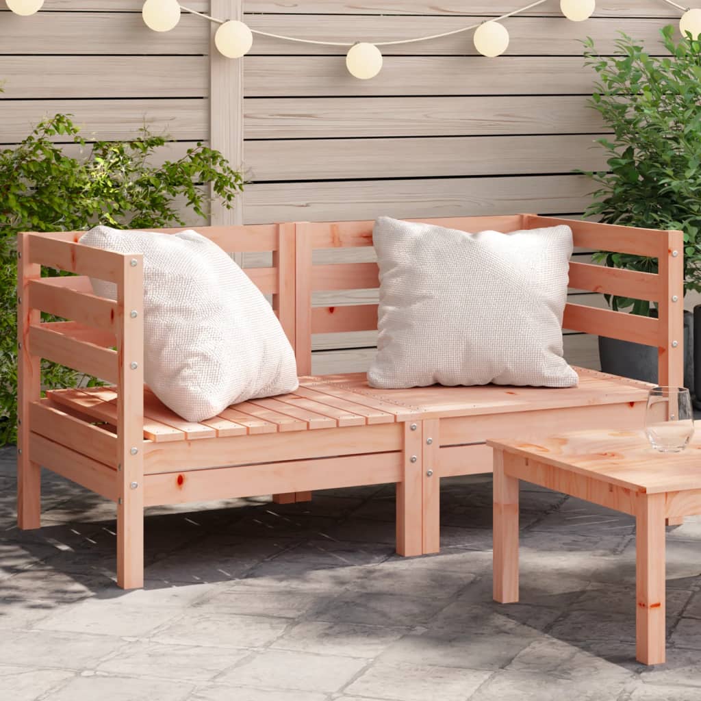 Solid Wood Douglas Corner Garden Sofas, 2 pcs Set