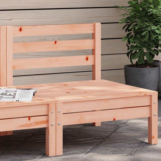 Douglas Solid Wood Armless Garden Sofa - Natural Finish