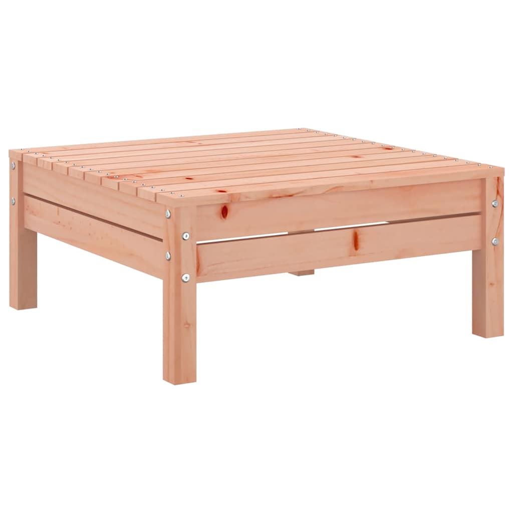 Solid Wood Douglas Garden Footstool - Durable Outdoor Comfort