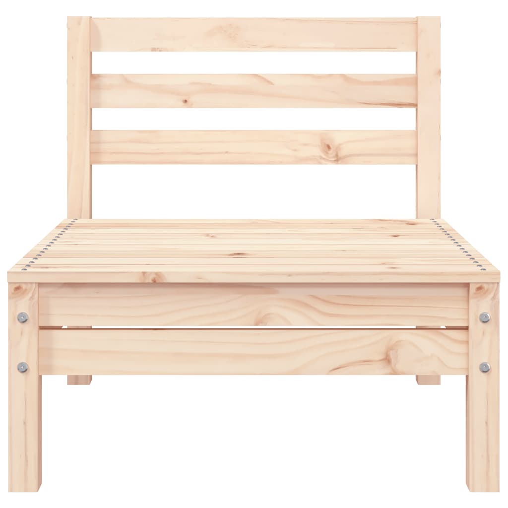 Elegant 3-Seater Garden Sofa in Solid Pine Wood