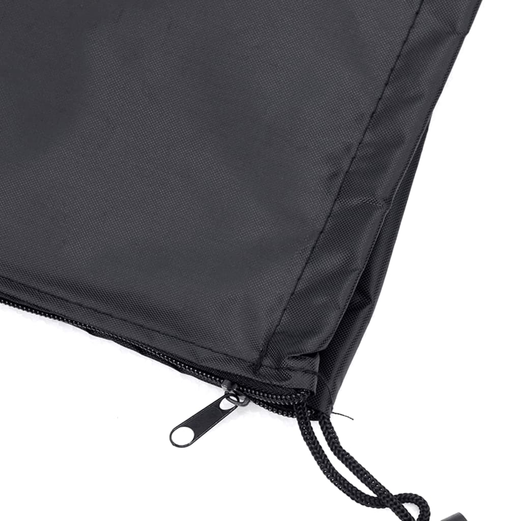 Pyramid Heater Covers Set - 420D Oxford Fabric, Black, 86x47x241cm