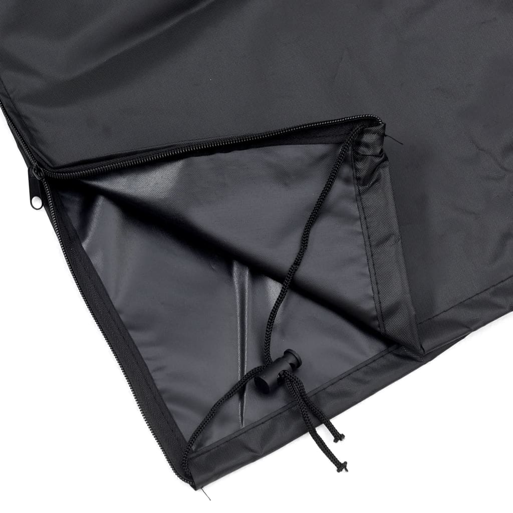 Pyramid Heater Covers Set - 420D Oxford Fabric, Black, 86x47x241cm