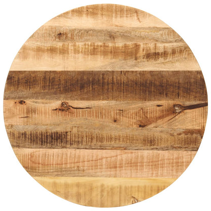 Round Solid Wood Table Top Ø 70x3.8 cm - Rustic Mango Finish