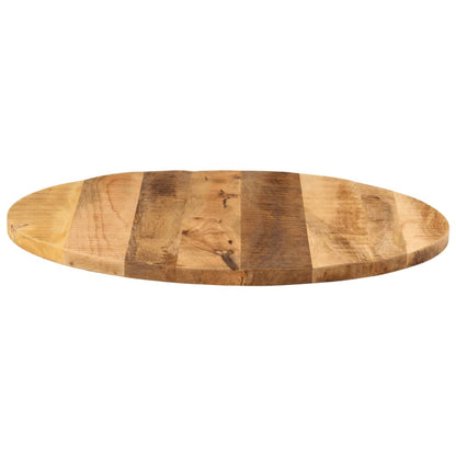 Round Solid Wood Table Top Ø 70x3.8 cm - Rustic Mango Finish