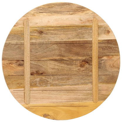 Table Top Ø 80x1.5 cm Round Solid Wood Rough Mango