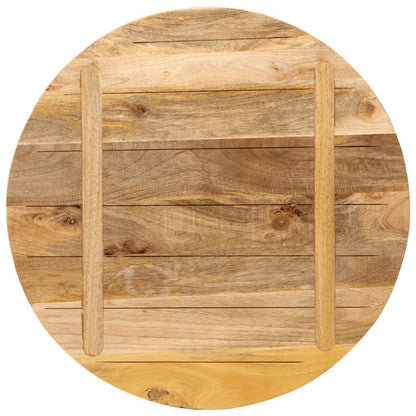 Round Mango Wood Table Top Ø90cm, Solid & Robust Design