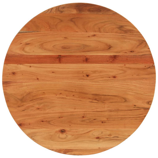 Round Acacia Wood Table Top Ø80x2.5cm - Durable & Stylish