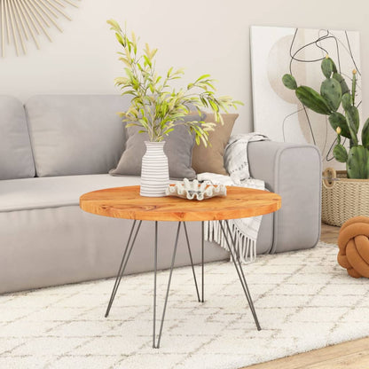Round Acacia Wood Table Top Ø80x2.5cm - Durable & Stylish