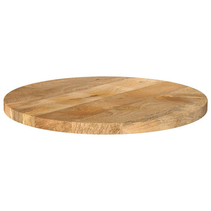 Round Mango Wood Table Top Ø40x2.5cm - Solid & Stylish