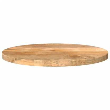 Round Mango Wood Table Top Ø40x2.5cm - Solid & Stylish