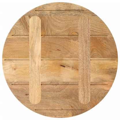 Round Mango Wood Table Top Ø 50x3.8 cm - Solid & Stylish