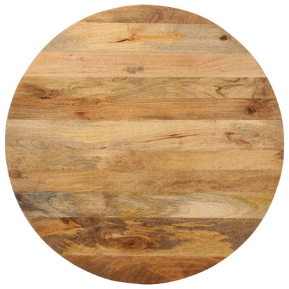 Round Mango Wood Table Top Ø90x2.5 cm - Solid & Stylish Design