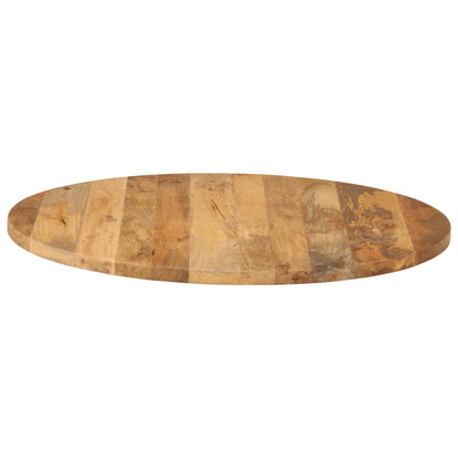 Round Mango Wood Table Top Ø90x2.5 cm - Solid & Stylish Design