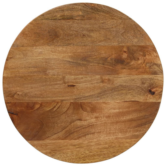 Round Mango Wood Table Top Ø 40x2.5 cm - Solid & Stylish