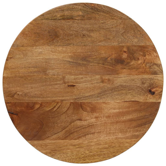 Round Mango Wood Table Top Ø 50x2.5 cm – Natural Finish