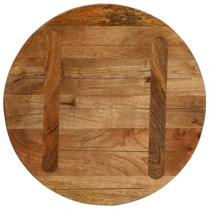 Round Mango Wood Table Top Ø 50x2.5 cm – Natural Finish