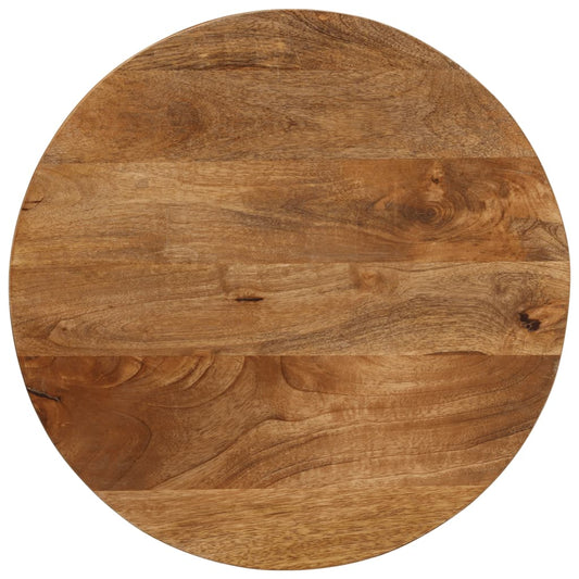 Round Mango Wood Table Top Ø 50x3.8 cm - Solid & Stylish Design