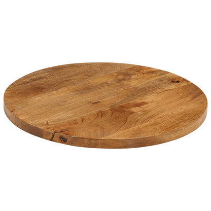 Round Mango Wood Table Top Ø 50x3.8 cm - Solid & Stylish Design