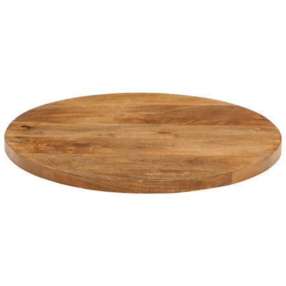 Round Mango Wood Table Top Ø 50x3.8 cm - Solid & Stylish Design