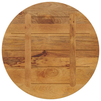 Round Solid Mango Wood Table Top - Ø70x2.5 cm
