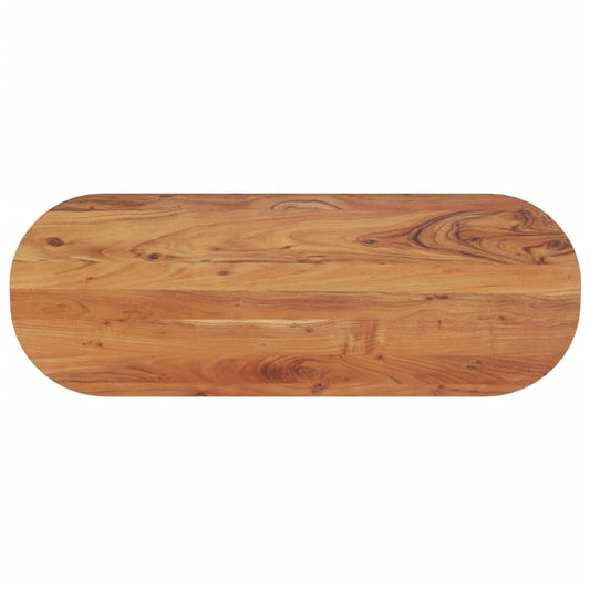 Oval Acacia Wood Table Top 110x40x2.5 cm | Solid & Stylish Design