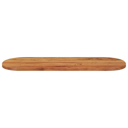 Oval Acacia Wood Table Top 110x40x2.5 cm | Solid & Stylish Design