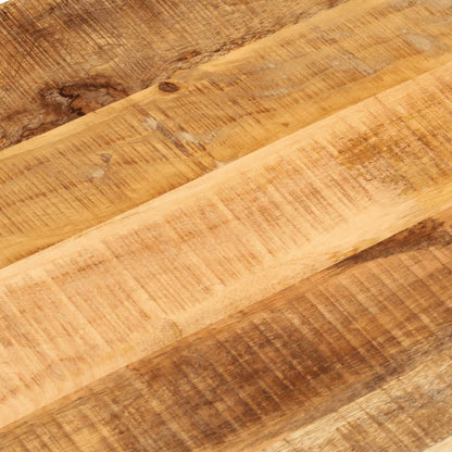Oval Mango Wood Table Top 110x50x3.8 cm - Rustic Solid Design