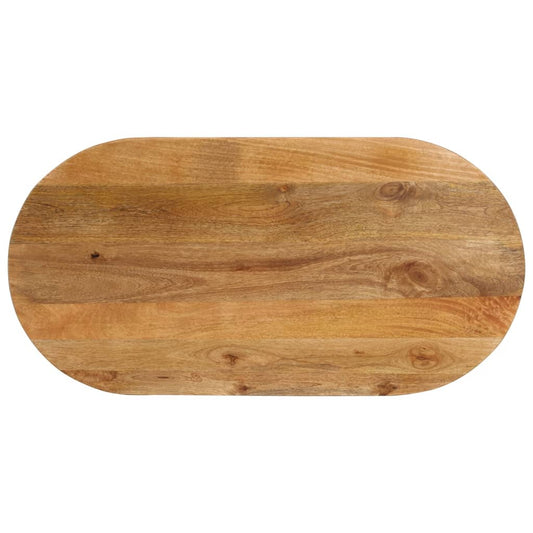 Oval Mango Wood Table Top 140x50x3.8 cm - Solid & Stylish Design