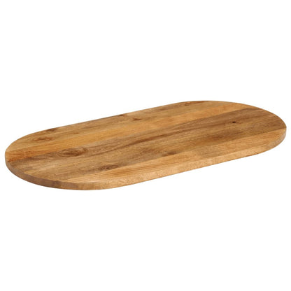 Oval Mango Wood Table Top 140x50x3.8 cm - Solid & Stylish Design