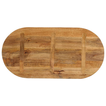 Oval Mango Wood Table Top 140x50x3.8 cm - Solid & Stylish Design