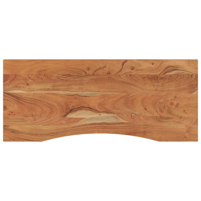Solid Acacia Wood Desk Top, 120x50x2.5 cm - Natural Finish