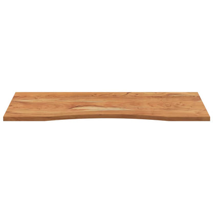 Solid Acacia Wood Desk Top, 120x50x2.5 cm - Natural Finish