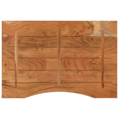Solid Acacia Wood Desktop 80x60x2.5cm - Stylish & Durable