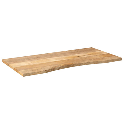 Solid Wood Mango Desktop Curve 120x50 cm - Rustic Finish