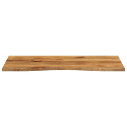 Solid Rough Mango Wood Desktop, Curved 140x50cm