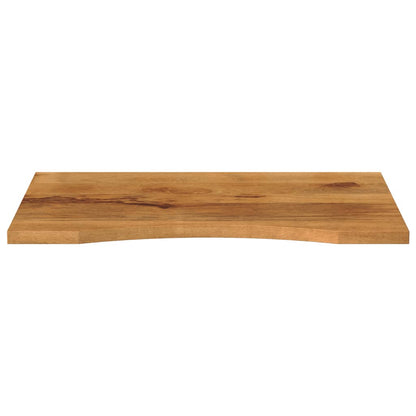 Solid Wood Mango Desktop 80x60x2.5 cm - Curved Design