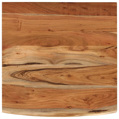 Acacia Live Edge Solid Wood Desktop 80x80x2.5 cm Square